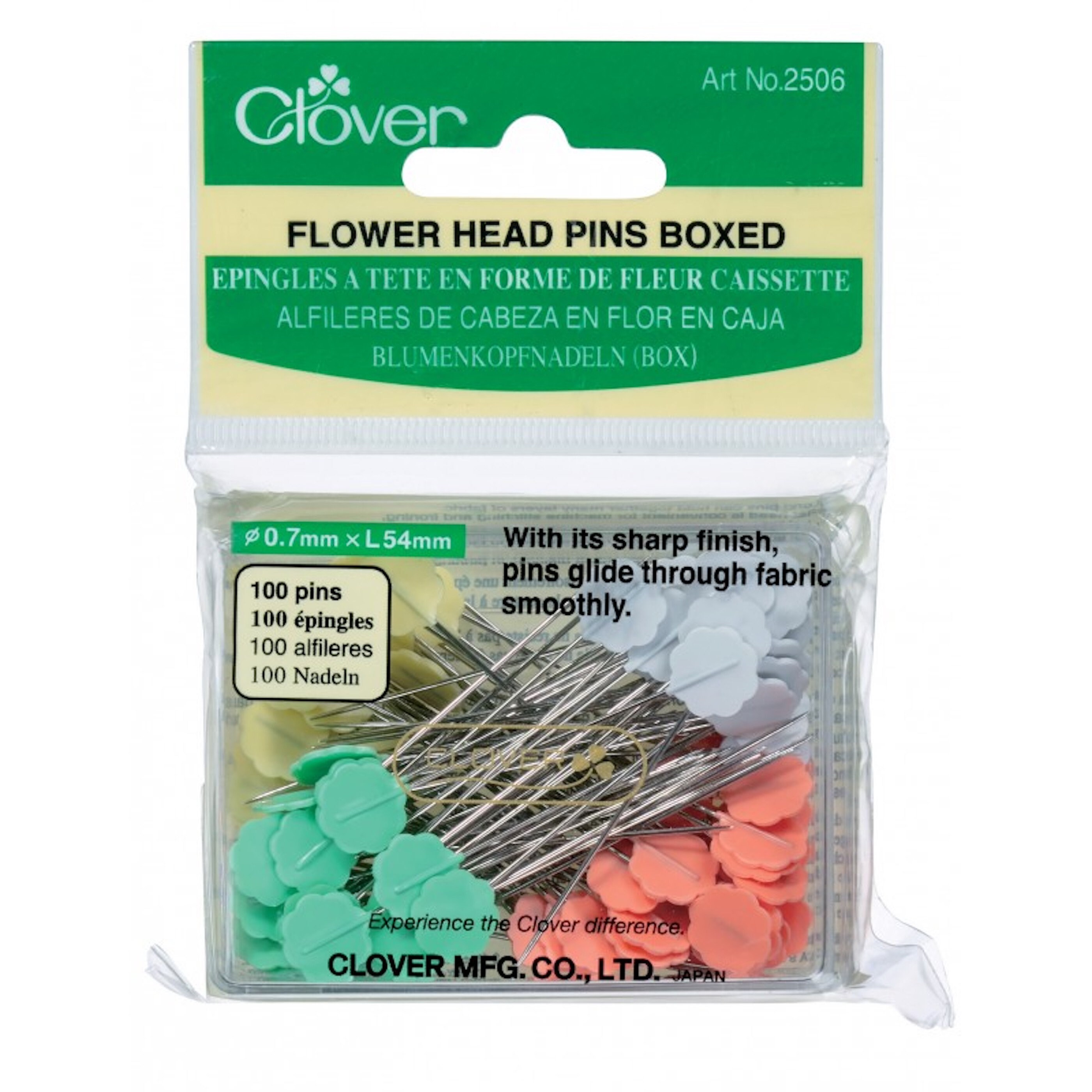 Clover Flower Head Pins Boxed Quilting pins sewing pins Etsy