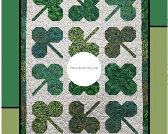 Clover Patch Quilt Pattern, Easy Beginner Project