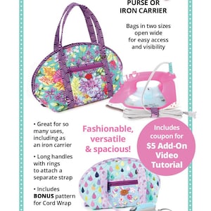 Hot & Heavy By Annie | Sewing Bag Pattern + Fat Quarter | Free Shipping | Gift for Quilters and Sewists