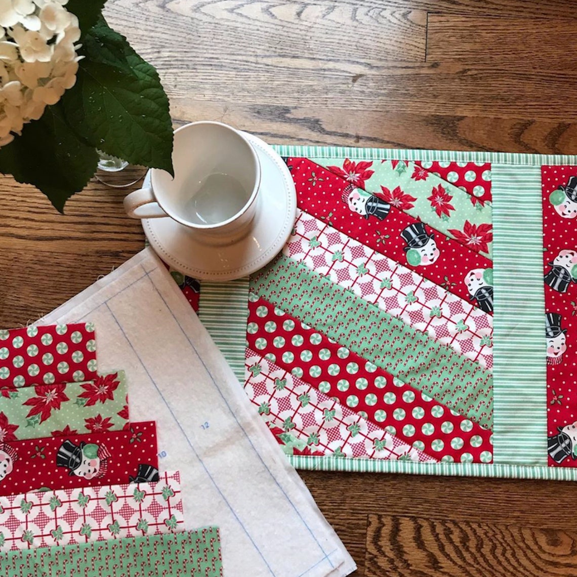 Quilt As You Go Kit Jakarta Placemat June Tailor Home | Etsy