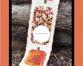 Pumpkin Spice Quilt Pattern: Beginner-Friendly Table Runner