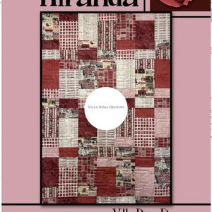 Miranda Quilt Pattern, Easy Beginner Project
