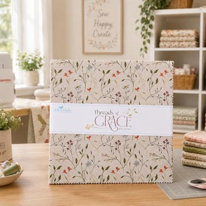 Threads of Grace 10" Stacker | Riley Blake | Precut Bundle | 42 Squares | Quilting Cotton|10-16820-42