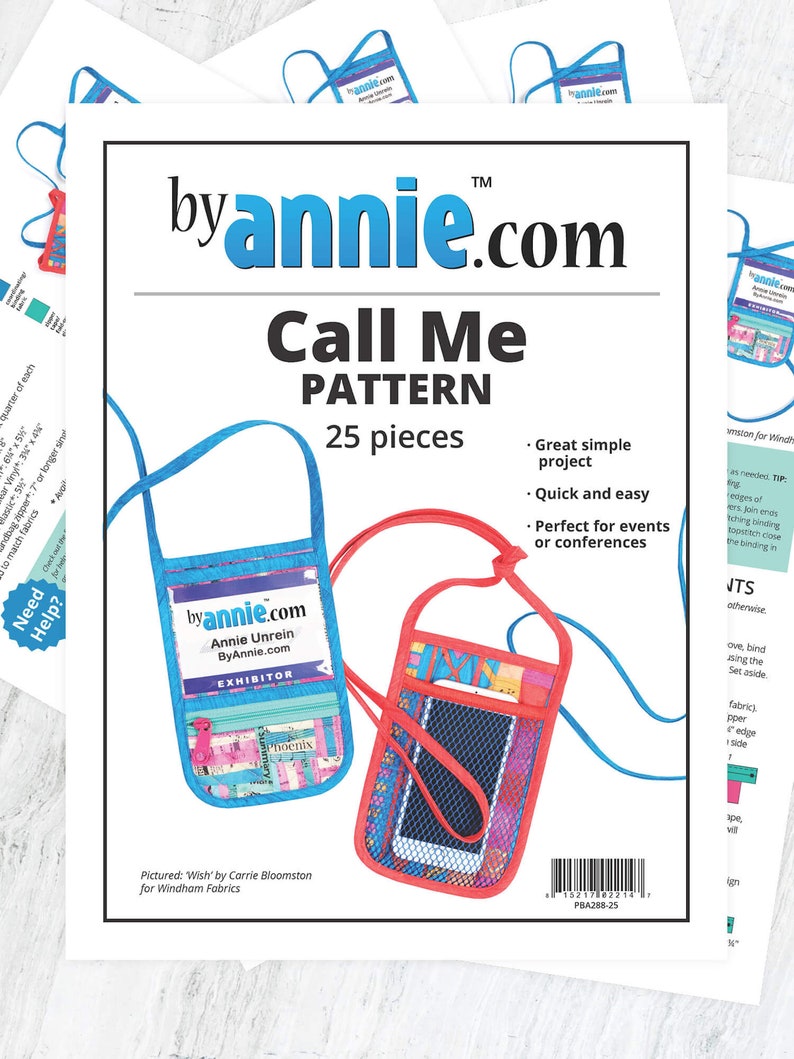 By Annie Patterns Call Me Pattern Sewing Pattern Cell Phone Etsy