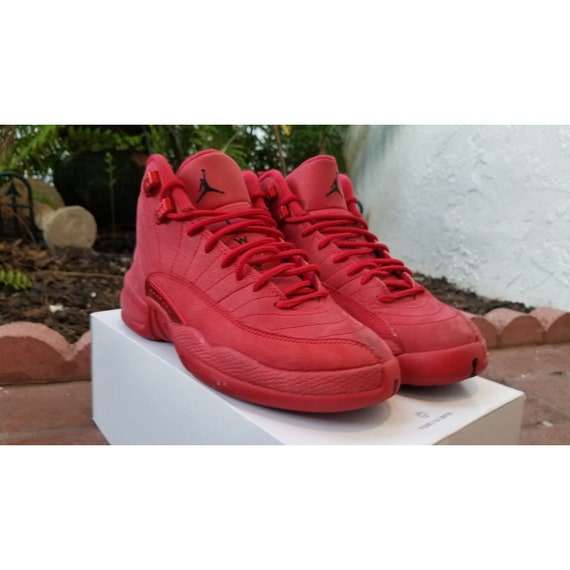 jordan 12 gym red grade school