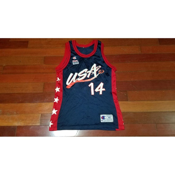 vtg Champion USA Glenn Robinson NBA jersey