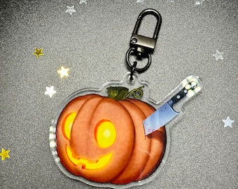 Pumpkin Kinny, Spooky, Keychain, Charm, hailiiz