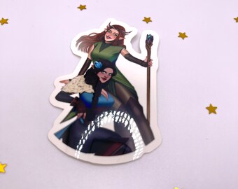 Vex'ahlia and Keyleth, Vex and Kiki, Sticker, hailiiz