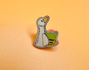 Support Goose, Hard Enamel Pin, hailiiz