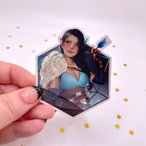 Vex'ahlia, Vex, Holographic Sticker, hailiiz image 1