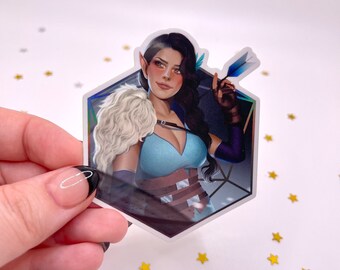 Vex'ahlia, Vex, Holographic Sticker, hailiiz