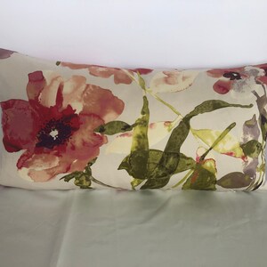 Modern floral pillow cover