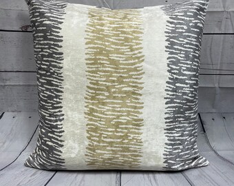 24”Large contemporary stripe sham