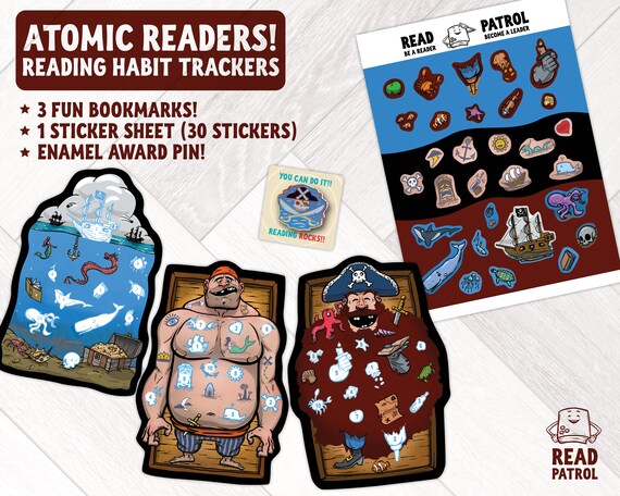 Reading Habit Tracker Children Reading Rewards Homeschool Rewards Student Rewards Kids Reading Log Reading Reward Tracker Bookmarks for Kids