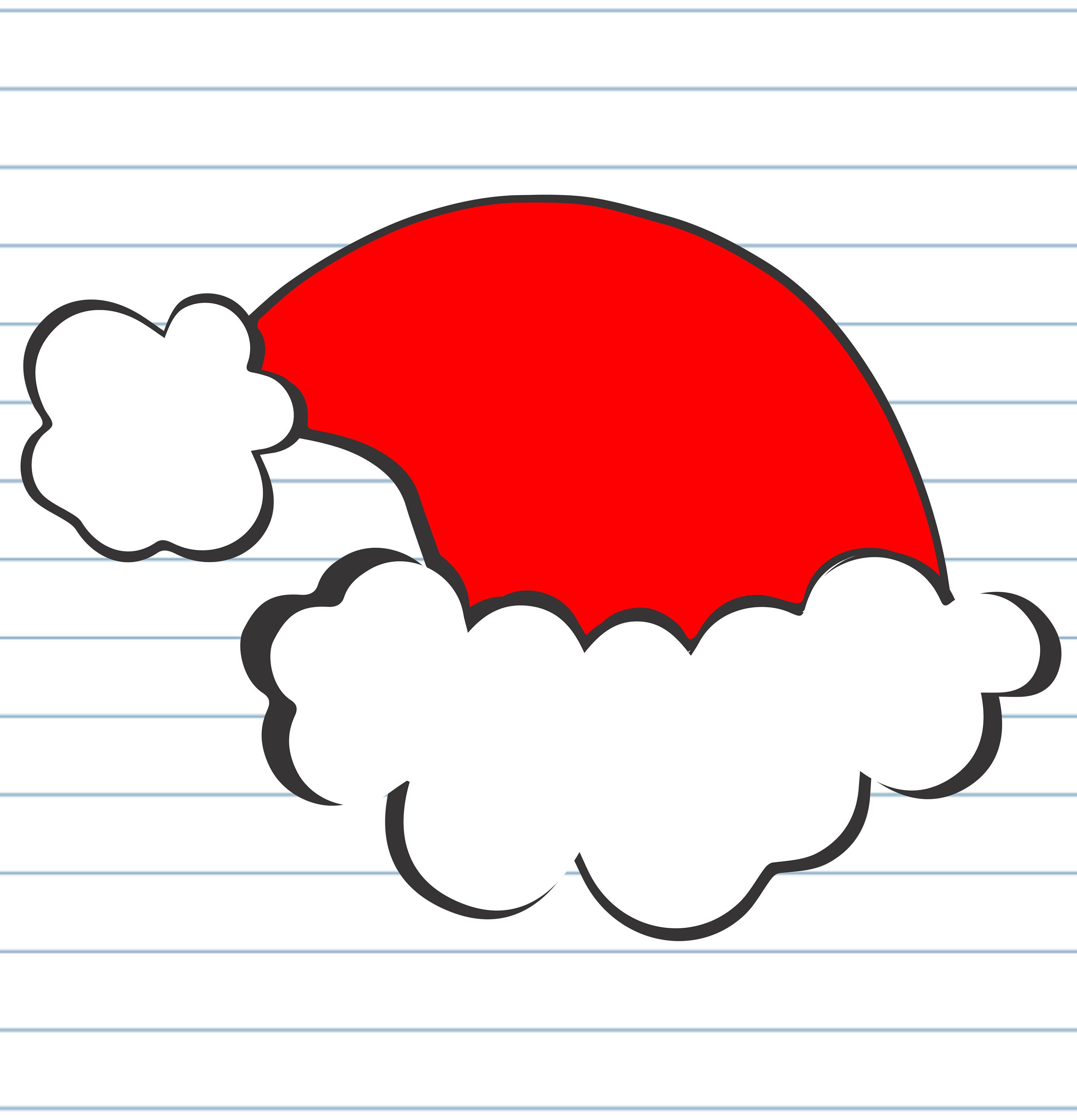 Download Santa Claus Hats SVG cutting files Santa Claus cutting ...