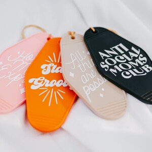 Modern Motel Keychain