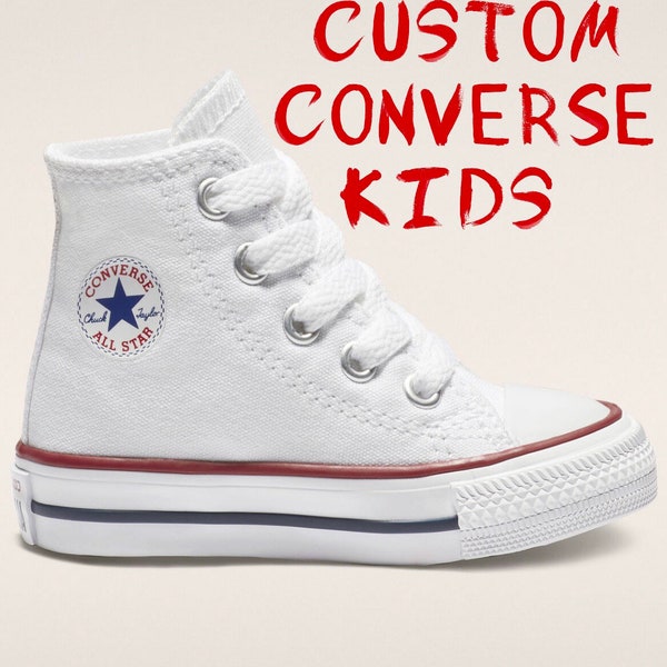 Toddler Shoes | Chuck Taylor High Top Sneaker Svg Chucks Png Converse Svg | Custom Shoe | Childrens Canvas Shoes | Kids Sneakers| custom