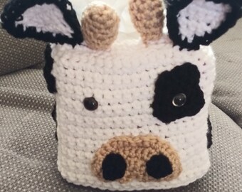 Cow Tissue Box Cover Pattern