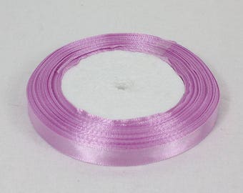 22 metres satin ribbon purple 10 mm