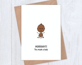 Congratulations Baby Card - New Baby Card