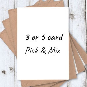 3 or 5 Card Bundle Deal pick and mix image 1