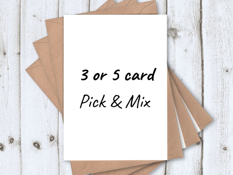 3 or 5 Card Bundle Deal pick and mix image 1