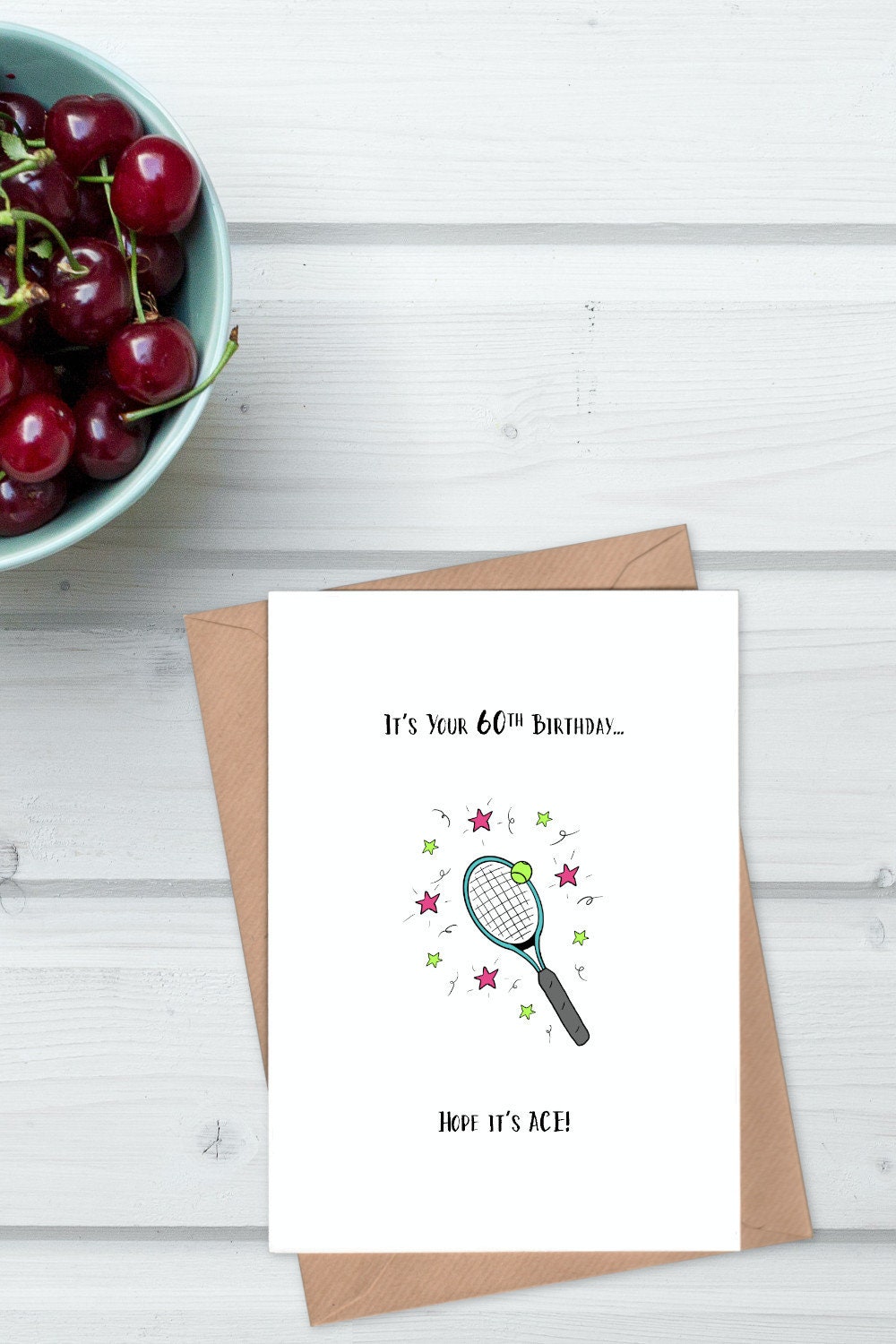 tennis-60th-birthday-card-cumplea-os-de-as-etsy