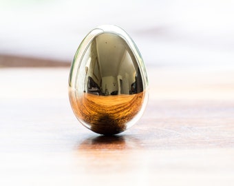 Brass Egg Hand Made in England - A Symbol for Regeneration and Hope