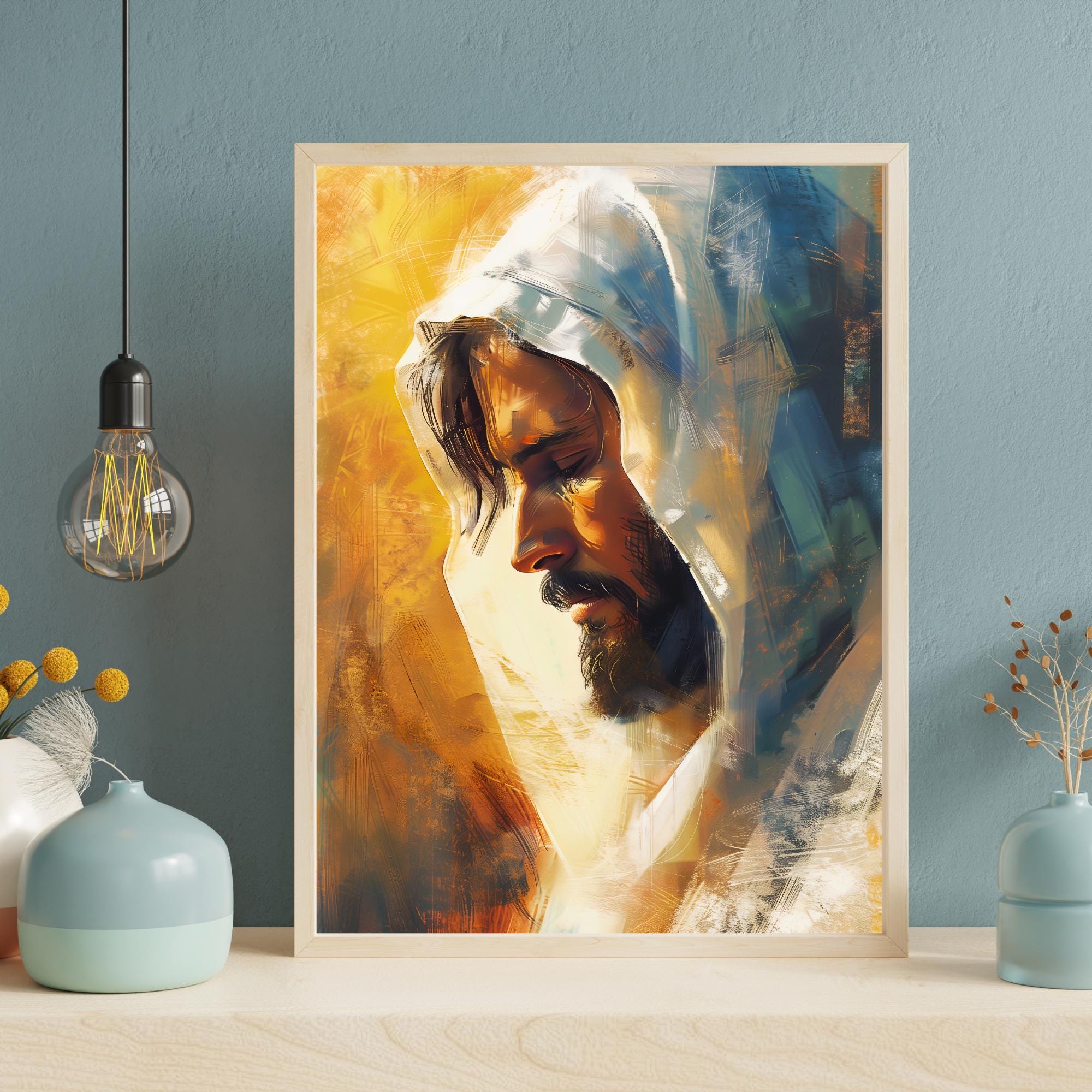 Beholding the Savior Digital Wall Art - Christian Printable | Faith ...
