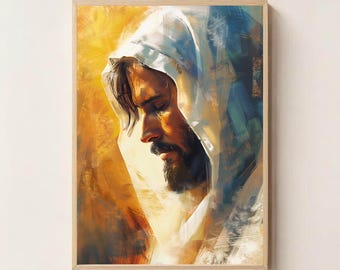 Art mural numérique « Voici le Sauveur » - imprimable chrétienne | Décoration d'intérieur religieuse basée sur la foi | Art spirituel à téléchargement immédiat