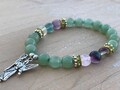 Archangel Raphael Bracelet, Aventurine bracelet , Fluorite bracelet, Archangel Raphael, angelic bracelet, spiritual bracelet, spirituality product logo