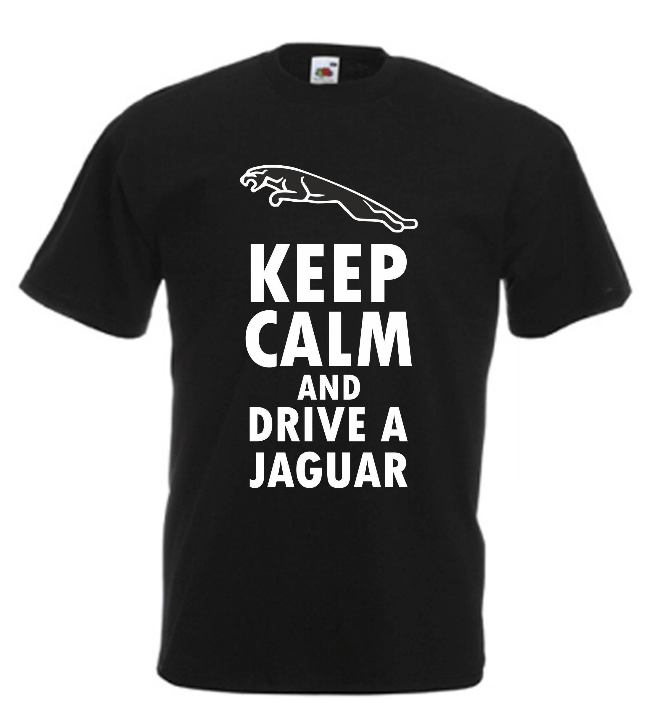 Image of Keep Calm Jaguar Funny T Shirt Novelty Slogan Birthday Xmas Gift Tee Free Uk Postage