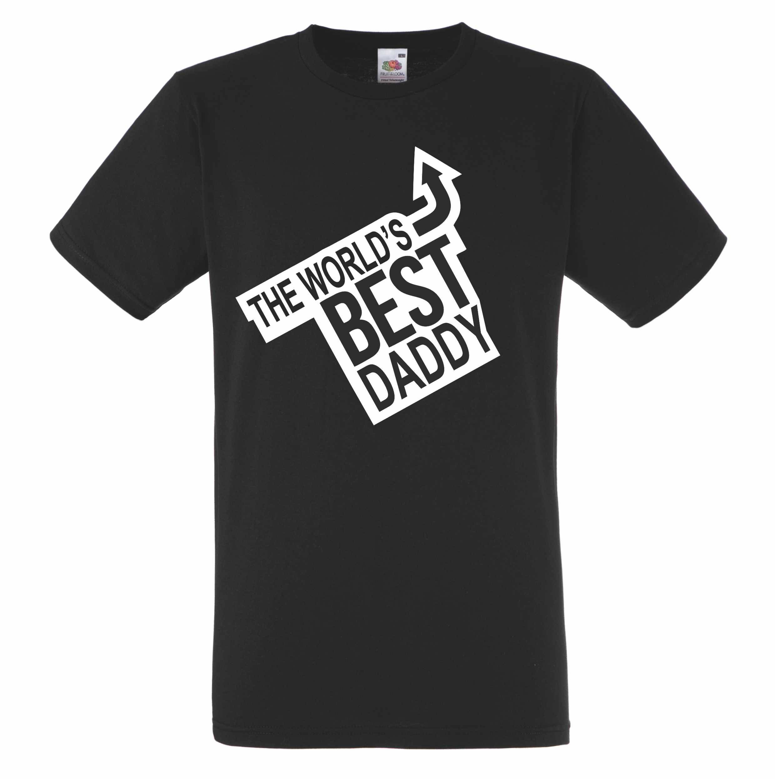Image of Worlds Best Daddy Funny T Shirt Novelty Slogan Birthday Xmas Gift Tee Free Uk Postage Dad Father