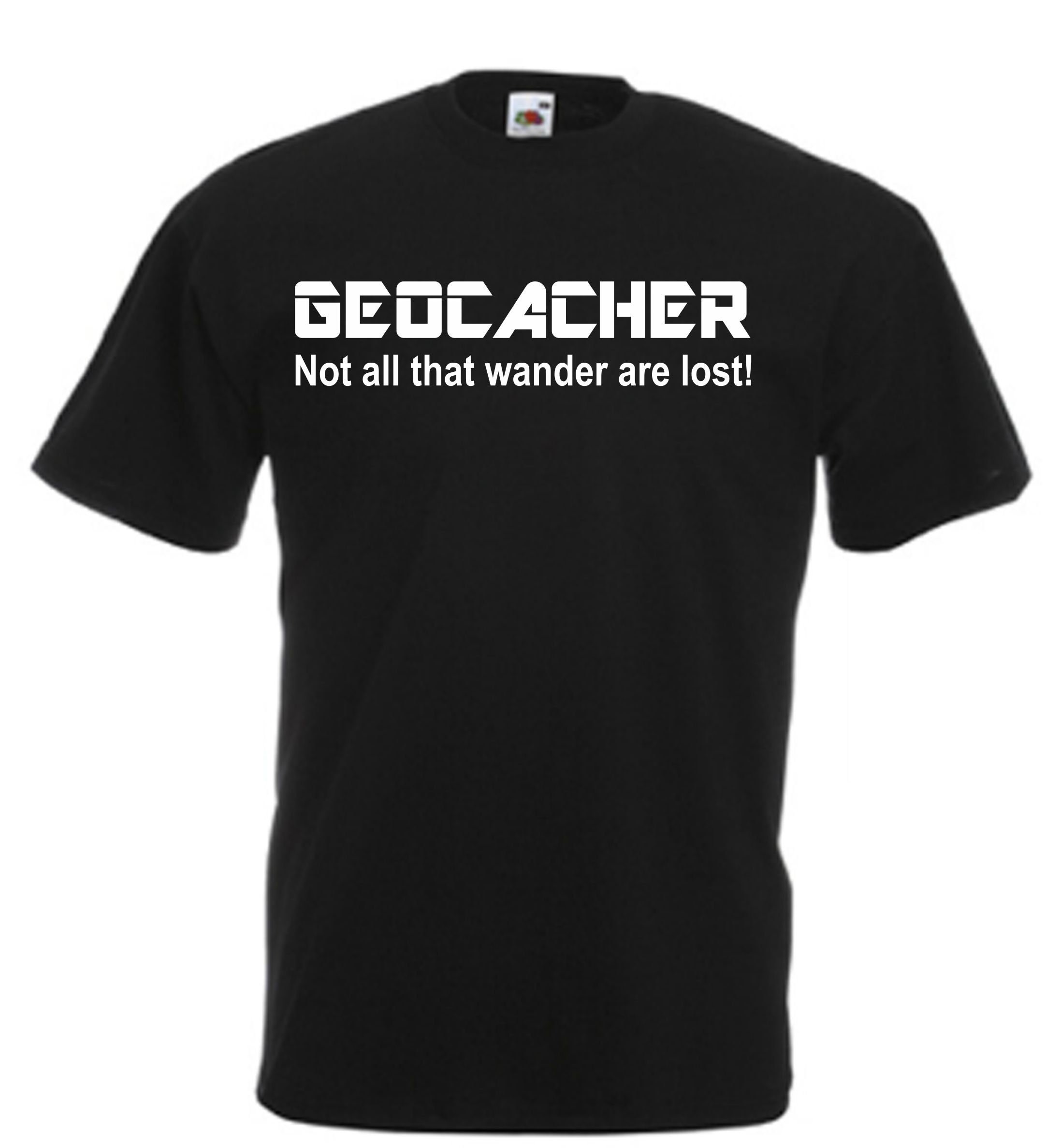 Image of Geocaching Mens T Shirt Novelty Slogan Birthday Xmas Gift Tee Free Uk Postage