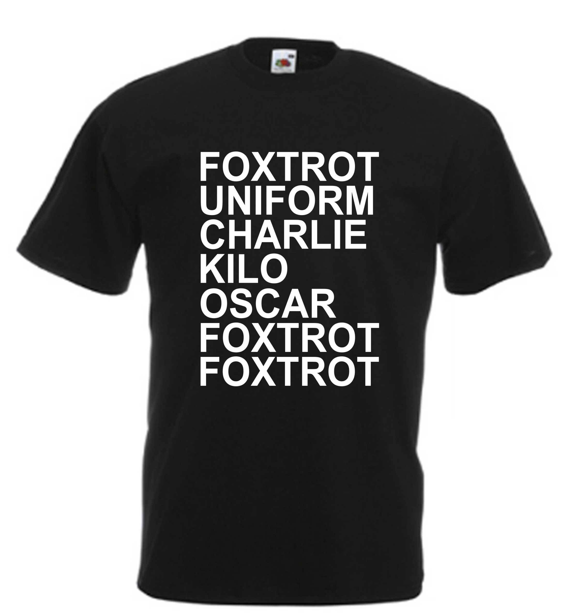 Image of Foxtrot Funny T Shirt Novelty Slogan Birthday Christmas Xmas Gift Rude Tee Free Uk Postage