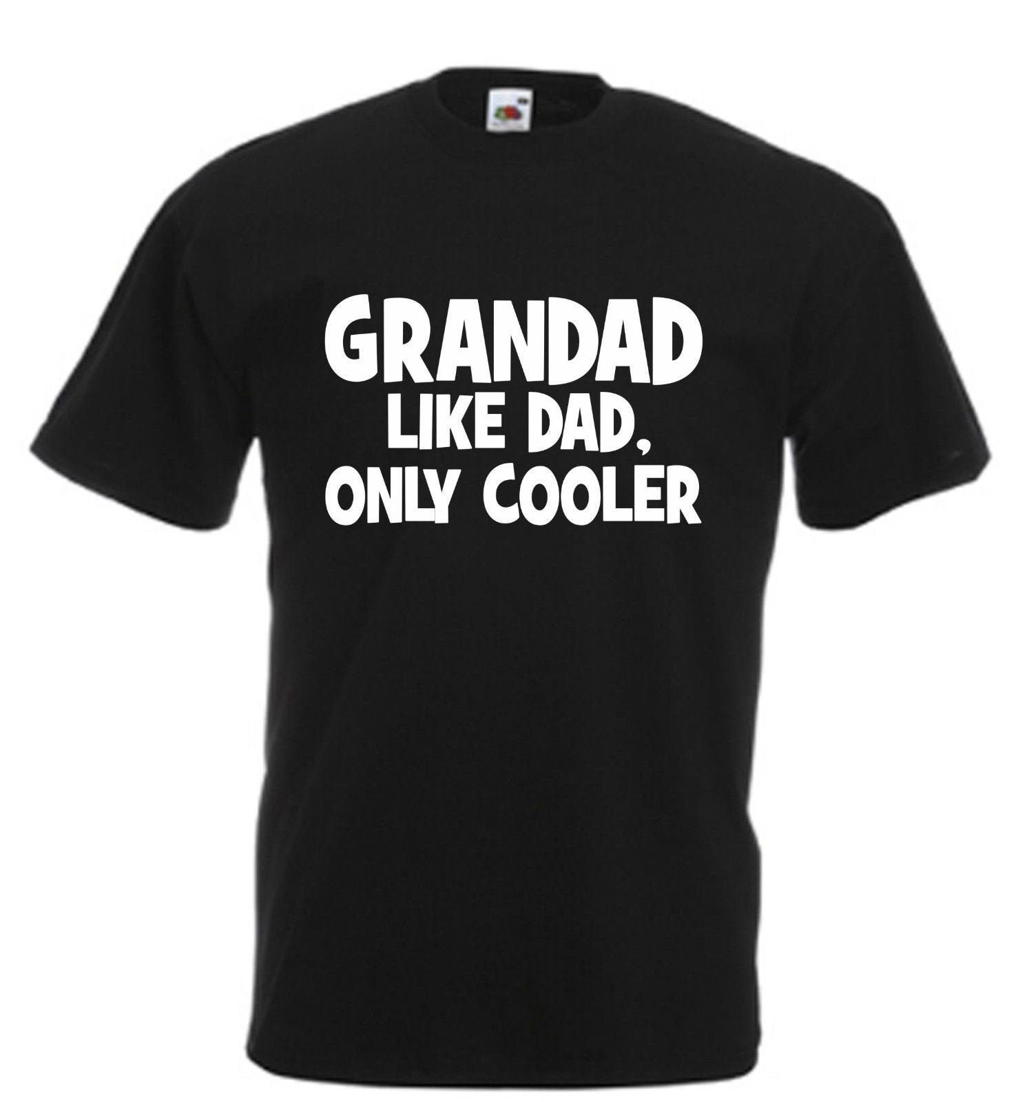 Image of Grandad Like Dad Funny Mens T Shirt Novelty Slogan Birthday Xmas Gift Tee Pap Pappy Gramps Free Uk Postage