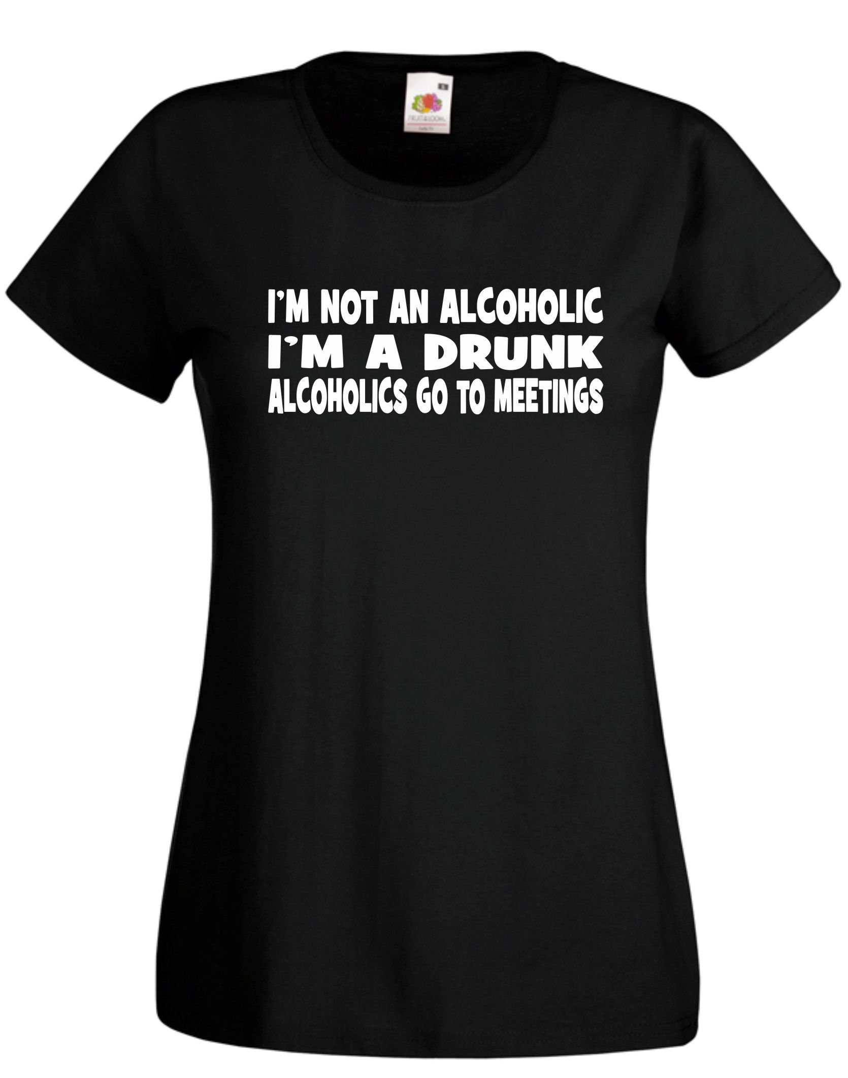 I'm Not An Alcoholic T Shirt Novelty Slogan Birthday Xmas | Etsy