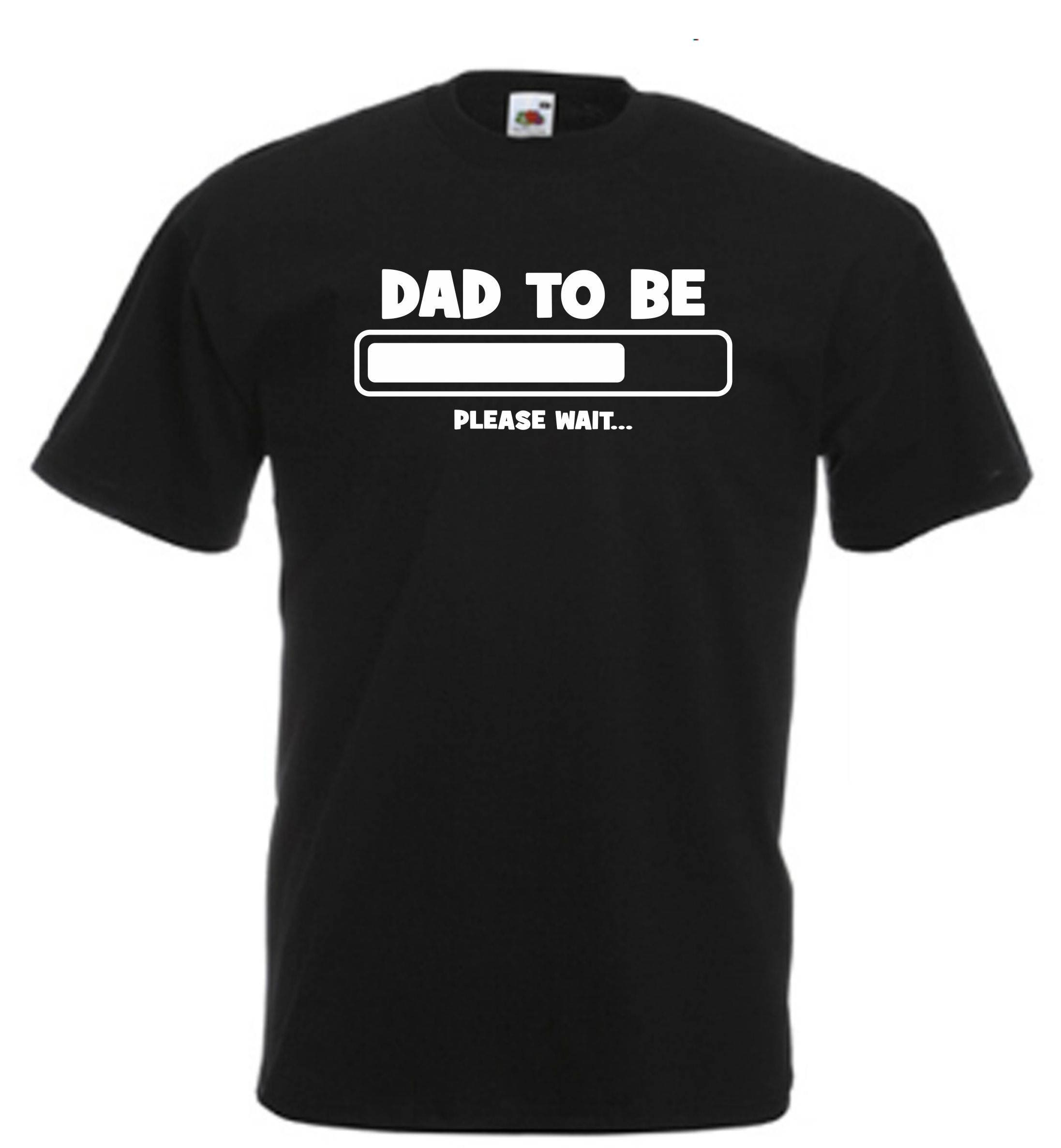 Image of Dad To Be Funny T Shirt Novelty Slogan Birthday Xmas Gift Tee Daddy Father Pops Free Uk Postage