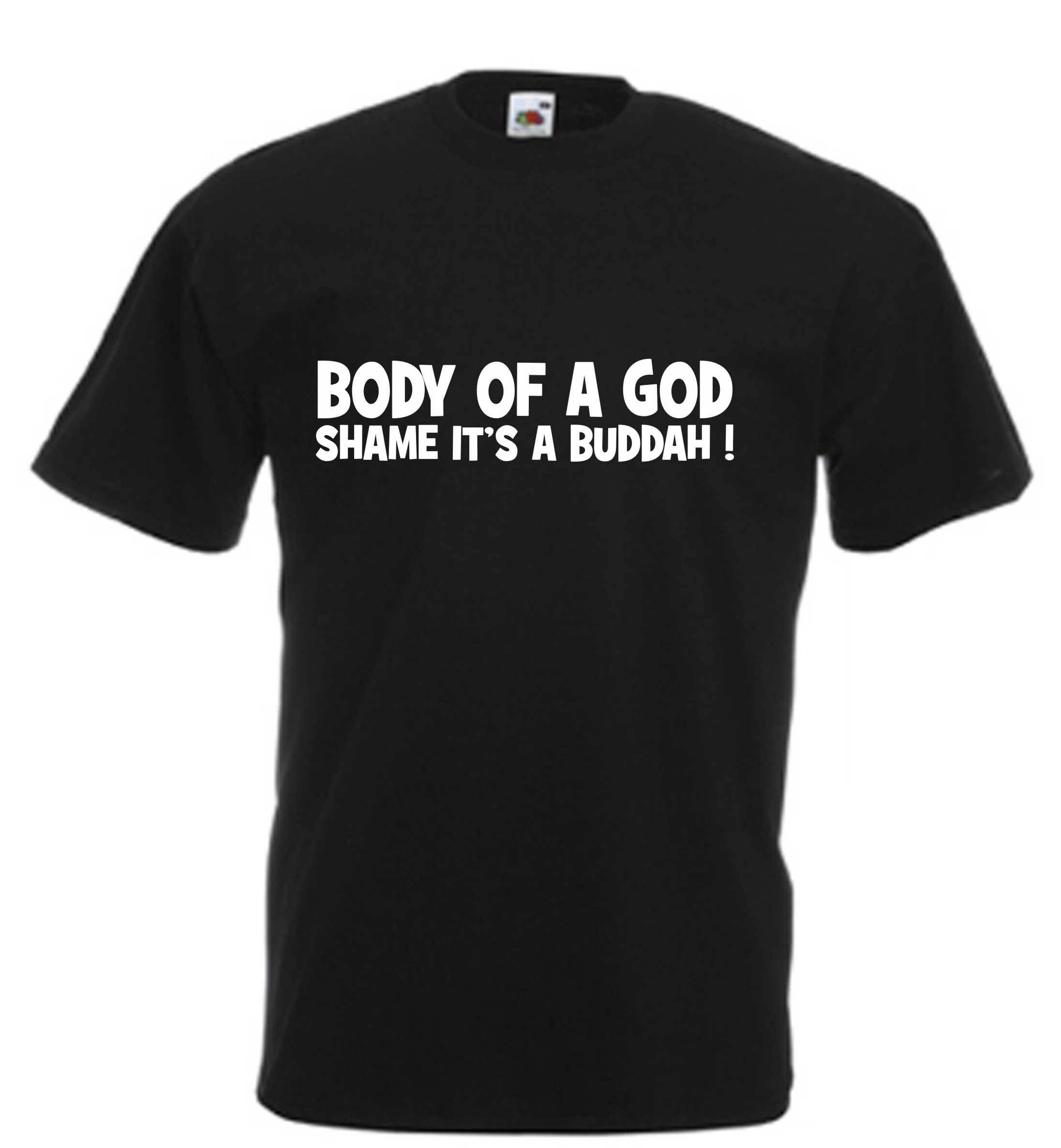 Image of Body Of A God Funny T Shirt Novelty Slogan Birthday Christmas Xmas Gift Rude Tee Free Uk Postage