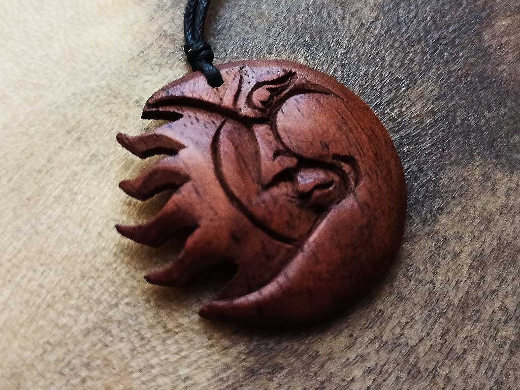 Sun and Moon in Harmony, Wonderfully Crafted in Wood - Etsy