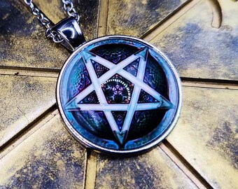 Kleines Magisches Pentagramm Amulett