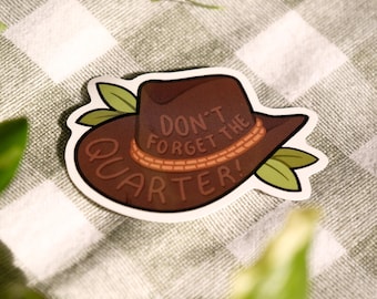 Vergeet het kwartaal niet - RDR2-sticker