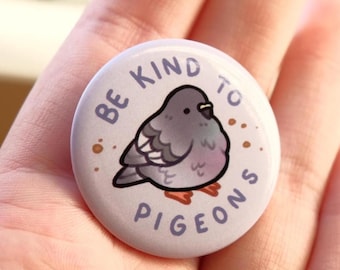 Wees lief voor duiven: knop vastzetten