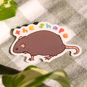 The Shape Rat Sticker