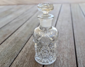 Early 1900's EAPG Perfume Bottle, Martec Pattern