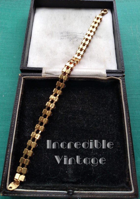 Vintage AVON Jewellery SIGNED Pink Rhinestone Bra… - image 8