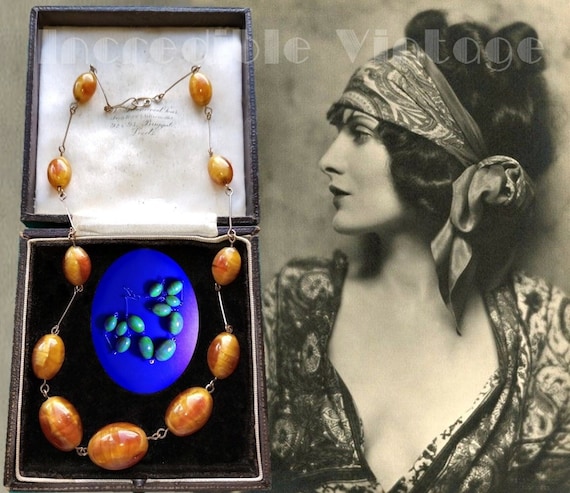 Vintage Art Deco Bohemian Czech URANIUM SATIN GLA… - image 1