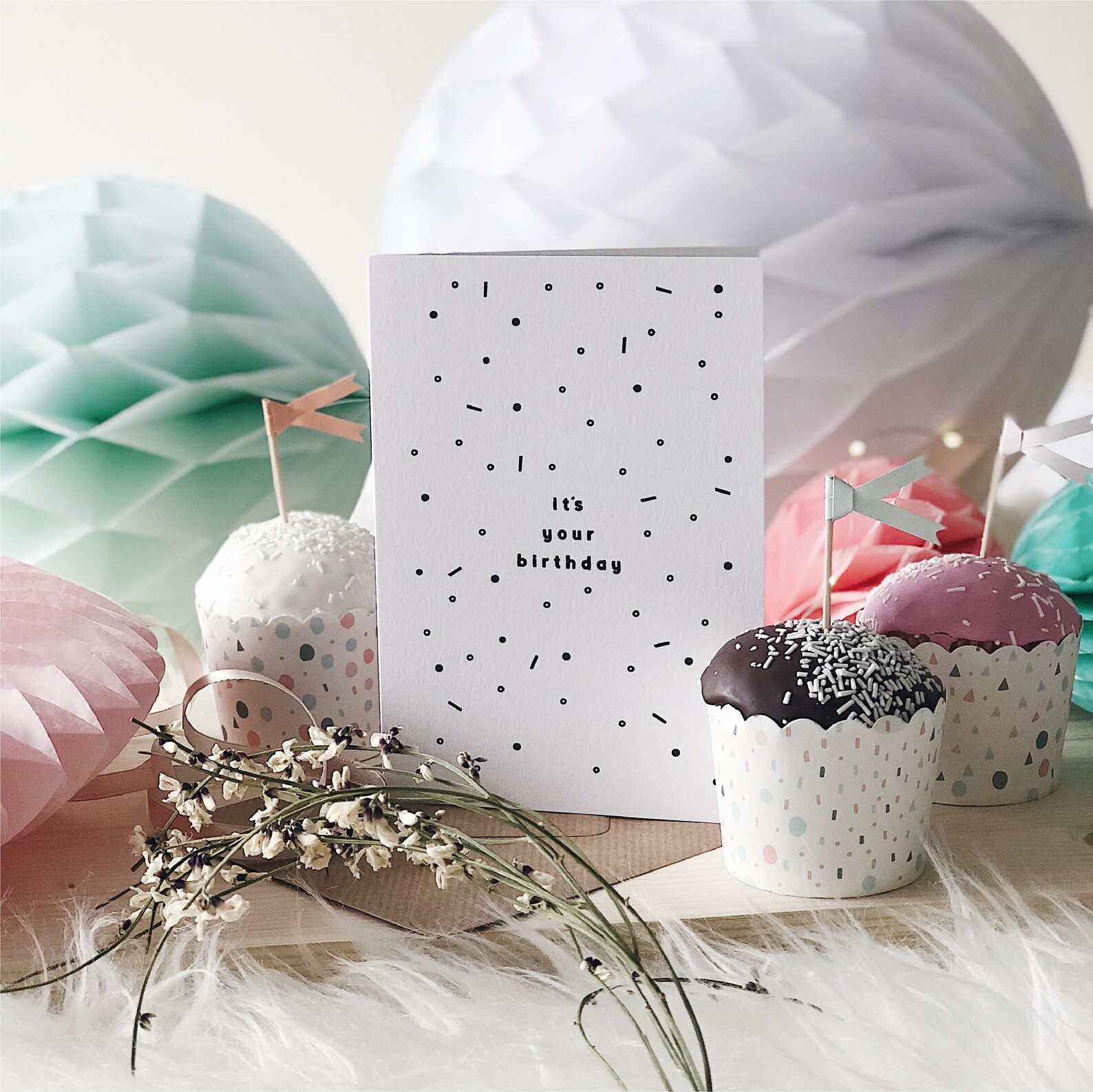 It's Your Birthday Birthday Card Happy Birthday Card Etsy