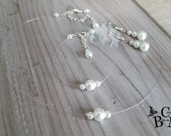 parure mariage argent