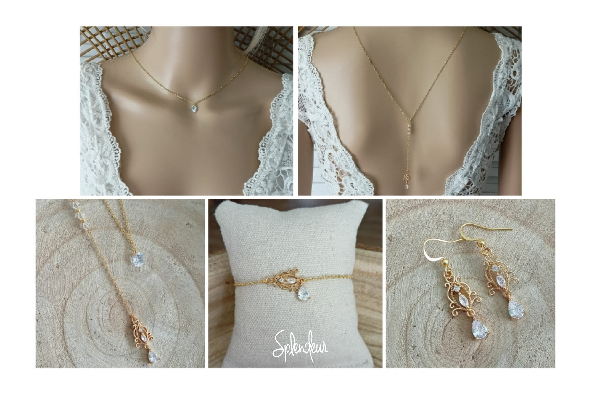 Kit pour faire des bijoux temporaires de mariage avec strass